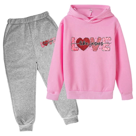 Ulitacool Boys Outfits Autumn And Winter Cartoon Prints Jogger Suit Children'S Long Sleeve Pullover Hoodie Set Durable Clothes Navy 4-5 Years