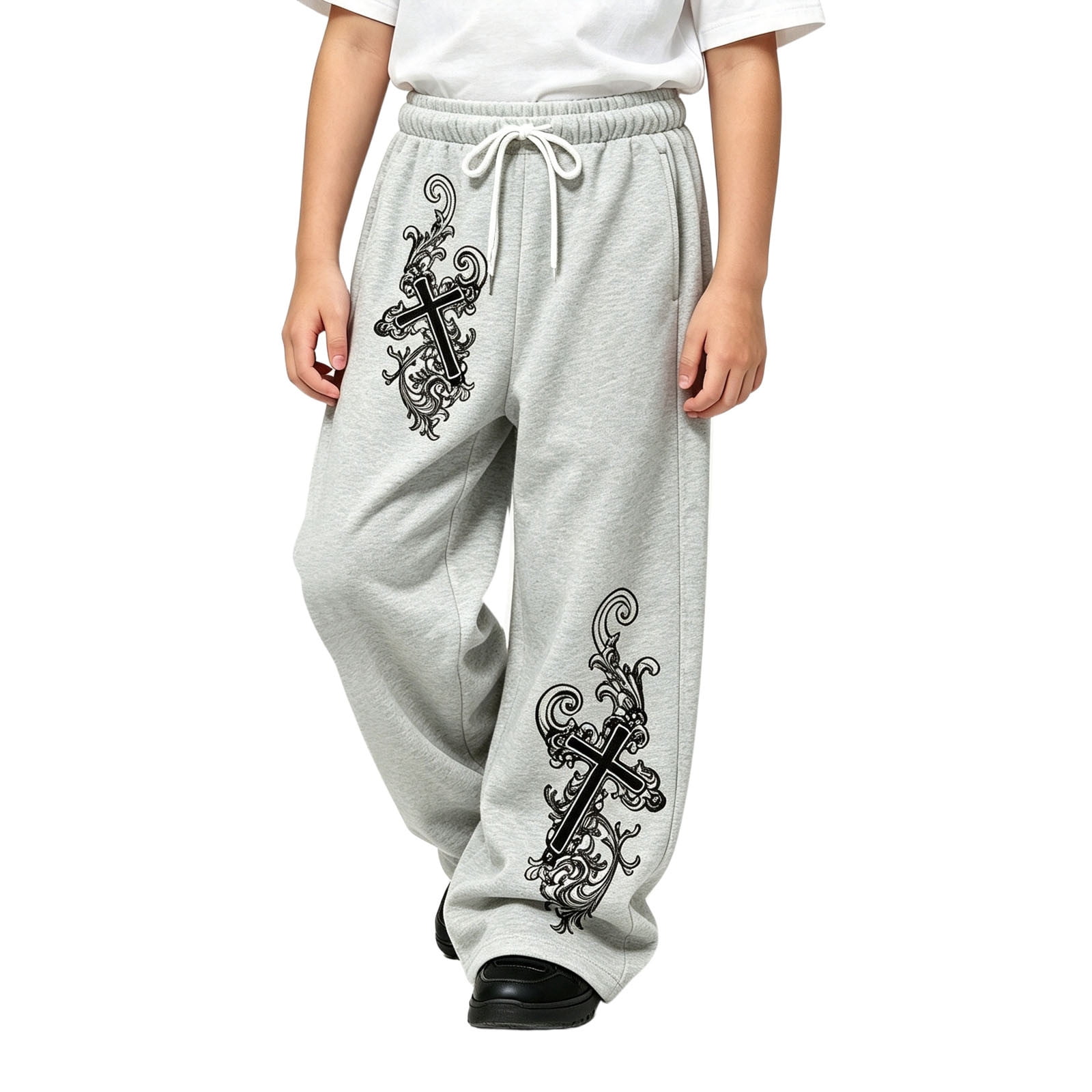 Patterns Chloses Ulitacool Child Boy Pants Empire Waist Cartoon Pattern Wide Leg Regular ...