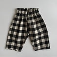 thumbnail image 1 of Ulitacool Girl'S Pants Wide Leg High Waist Trousers Loose Fit Baggy Slacks Cute Wear Black 6-12 Months, 1 of 2