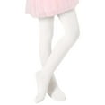 thumbnail image 1 of Ulitacool Girls Pants High Elastic Dance Leggings Ballerina Tights Solid Color Stretchable Underwear Pantyhose Stockings Adorable Pants White 4-5 Years, 1 of 5