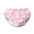 thumbnail image 1 of Ulitacool Girls Swimsuit 2-3 Years Swim Diapers Reusable Adjustable Leak Proof Lace Swim Trunks Lightweight Girl Clothes Pink, 1 of 2