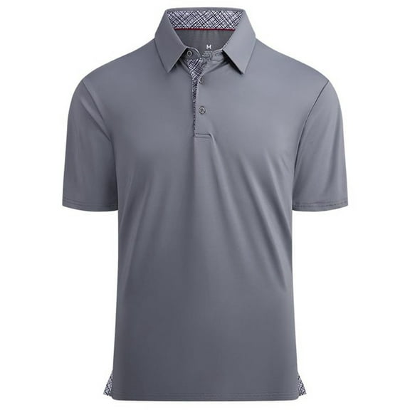 Ulitacool Men Shirts Relaxed Fit Shirts Men Stylish And Wardrobe Solid Color Short Sleeve Outdoor Activities Button Down Clouse Trend Clothes Xl Grey