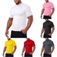 thumbnail image 1 of Ulitacool Men T Shirt Short Sleeve Performance Workout T Shirt Lightweight Breathable Athletic Tee For Gym Running Comfortable Wear White, 1 of 4
