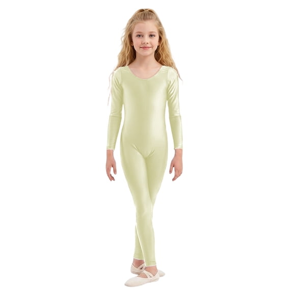 Ulitacool Onesie For Girls Girls Long Sleeve Bodysuit Racerback Jumpsuit Toddler Romper With Low Round Neck Stretchy Outfit For Baby Trend Playsuit Khaki 10-12 Years