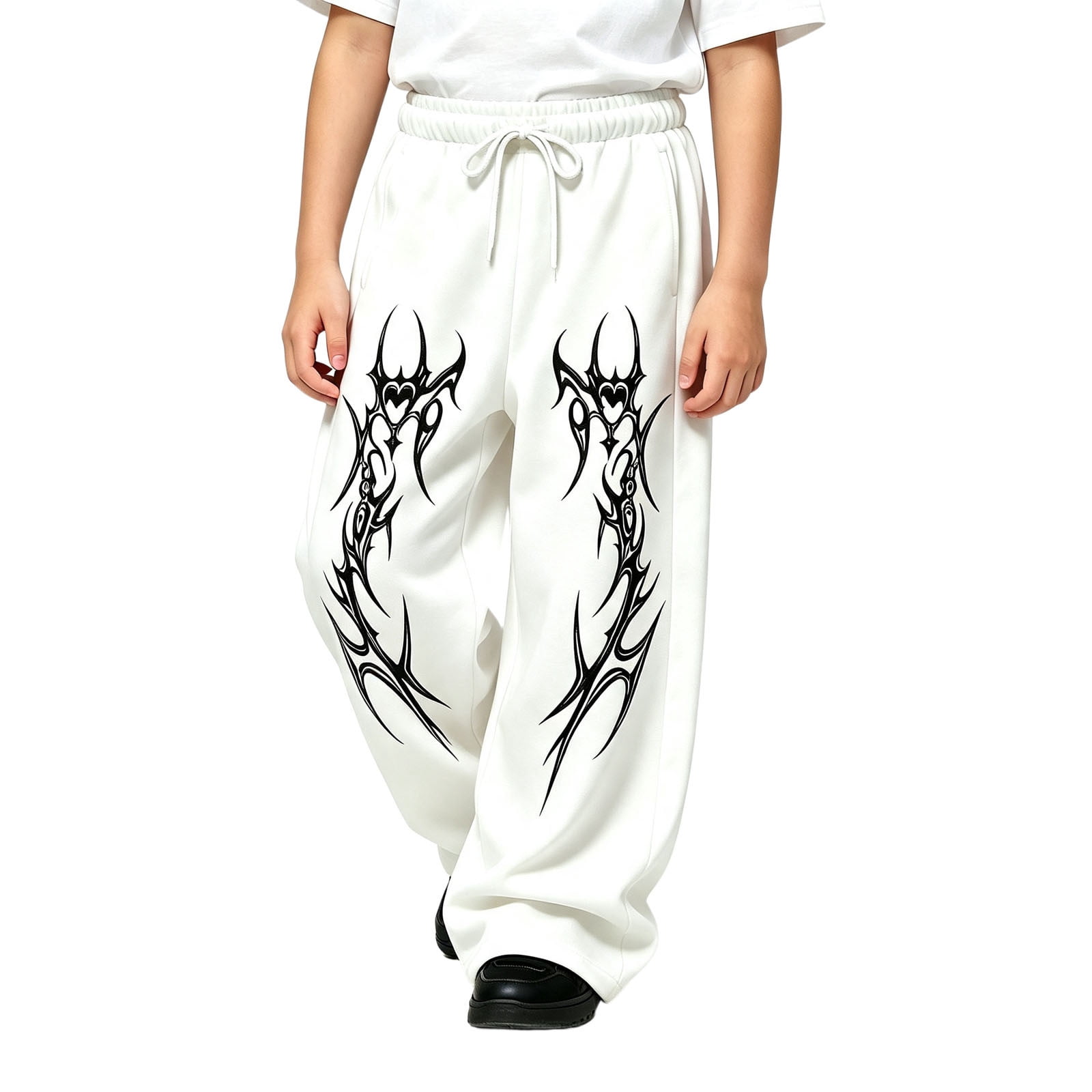 Patterns Chloses Ulitacool Teen Pants For Boys Empire Waist Cartoon Pattern Wide Leg ...