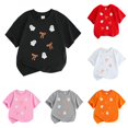 Ulitacool Teen Tops For Boys Short Sleeve Hallowmas Tee Cartoon Graphic ...
