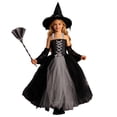 thumbnail image 1 of Ulitacool Toddler Girl'S Halloween Dress Sleeveless Round Neck Hallowmas Cartoon Prints Sundress Versatile Daily Wear 2-3 Years Black, 1 of 5