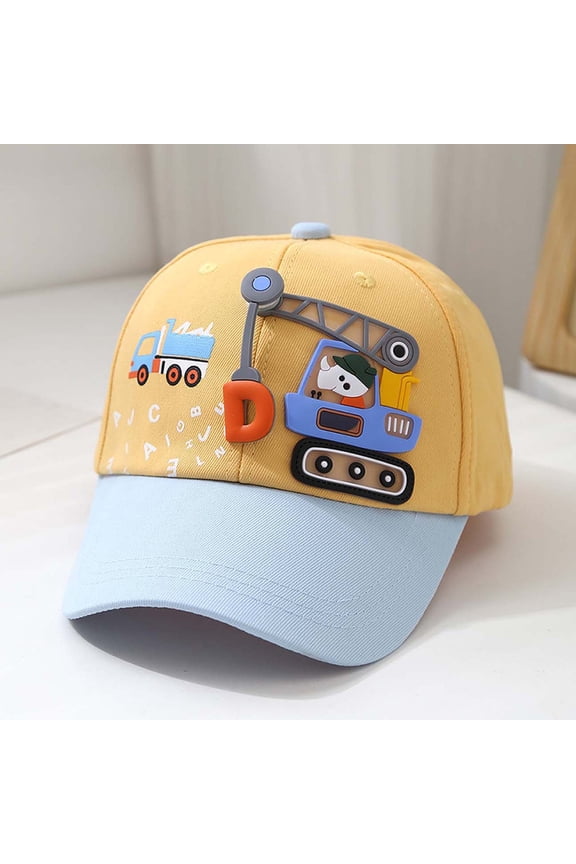 Unisex Hat For Boys Girls Kids Baseball Cap With Leather Logo Unisex Toddler Adjustable Hat For Boys And Girls Casual Beach School Party Elegant Headwear Beige