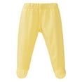 thumbnail image 1 of Ulitacool Winter Pants For Boys Casual Straight Leg Baby Pants Full Coverage Sleeper With Stretchy Waistband Solid Color Slacks Soft Simple Style Wear Yellow 6-9 Months, 1 of 8