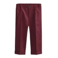 thumbnail image 1 of Ulitacool Winter Pants For Girls Empire Waist Uniform Pants Formal Dress Pants Straight Leg Slacks School Performance Long Pants For Everyday Outfits Simple Style Adorable Trousers Red 110, 1 of 3