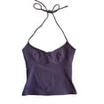 thumbnail image 1 of Ulitacool Womens Tank Tops Sleeveess Leopard Print Style Summer Short Slim Fit Vest Strap Retro Daily Wear L Purple, 1 of 3