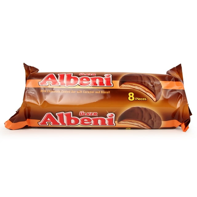 Ulker Albeni Ring Chocolate Covered Caramel Cookies - 12.13 oz ...