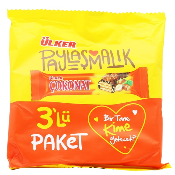Ulker Choconat Wafers 3 Pk 99 Gr