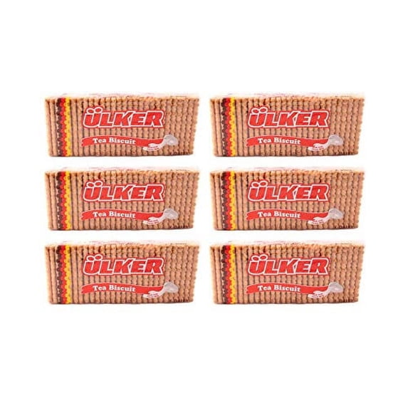 Ulker Tea Biscuits (6 Pack, Total Of 1,050G)