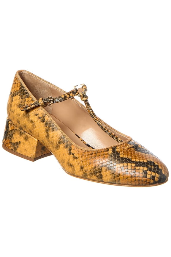 Leather Slingback Pump, 37.5