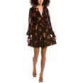 thumbnail image 1 of Ulla Johnson womens  Adara Silk Mini Dress, US 2, Blue, 1 of 3