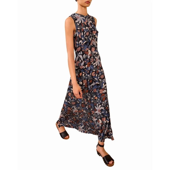 Ulla Johnson womens  Lina Ruched Midi Dress, s