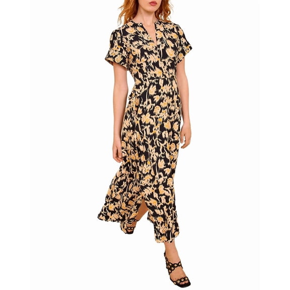 Ulla Johnson womens Nadya Midi Dress, 8