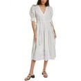 thumbnail image 1 of Ulla Johnson womens  Tiered Maxi Dress, 8, Grey, 1 of 3