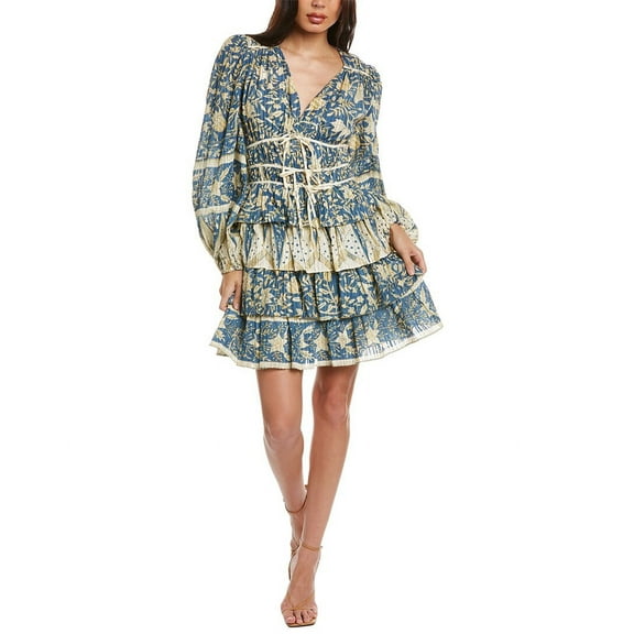 Ulla Johnson womens Tiered Mini Dress, 00