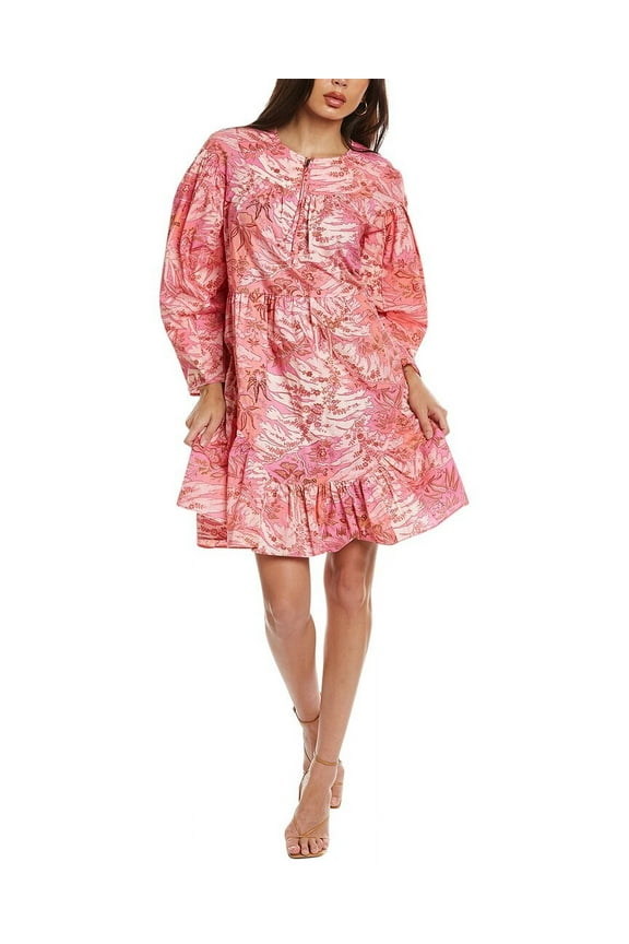 womens  Tiered Mini Dress, 2