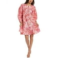 thumbnail image 1 of Ulla Johnson womens  Tiered Mini Dress, 8, Pink, 1 of 2