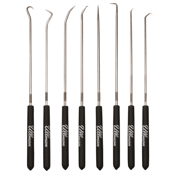 Ullman Devices CHP8-L 8-Piece 9-3/4 in. Long Hook and Pick Set