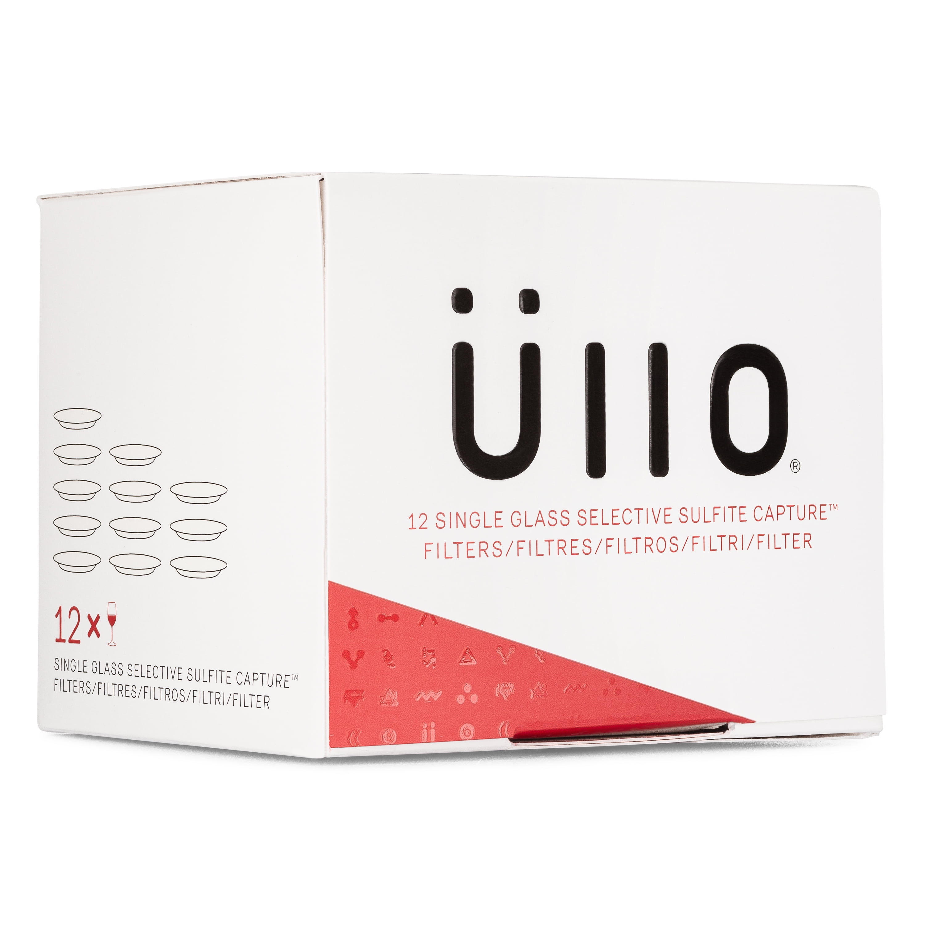 Ullo Single Glass Selective Sulfite Filters (12 Filters)