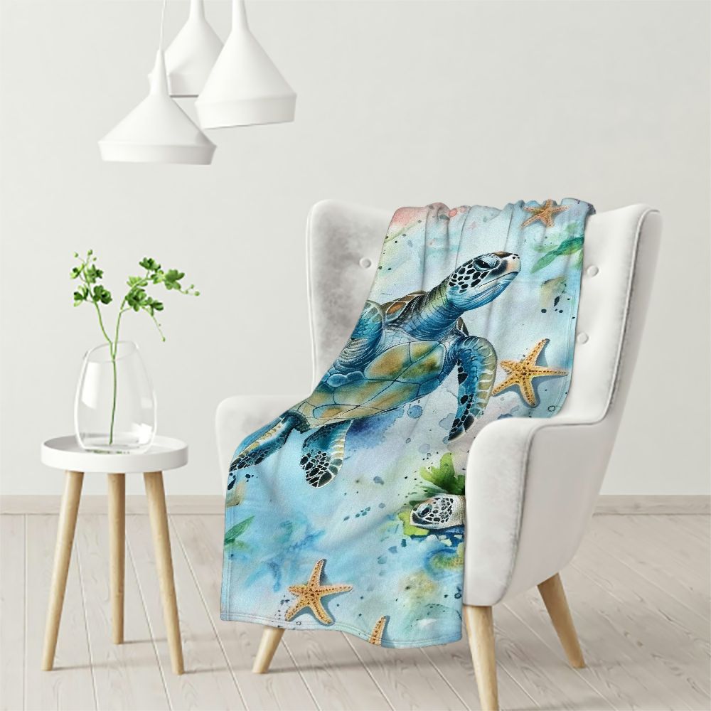 Ullo0ord Blanket Gift Aesthetic Blankets for Girls & Boys Blue Soft