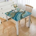 thumbnail image 1 of Ullo0ord Blue Tablecloth Square, Elastic Edged Table Cover, Modern Table Cloth Mat for Outdoor Indoor Dining Kitchen Party, 1 of 7
