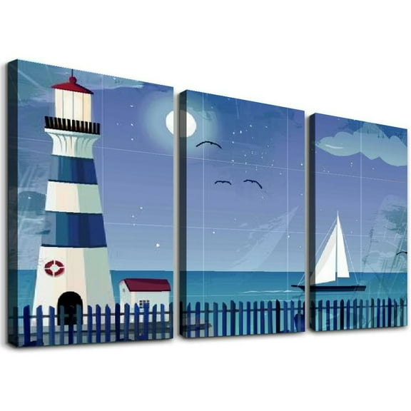 Ullo0ord Canvas Wall Art Painting One Panel Nature Landscape Artwork Prints, Modern Framed Canvas Wall Decor for Living Room Bedroom Bathroom