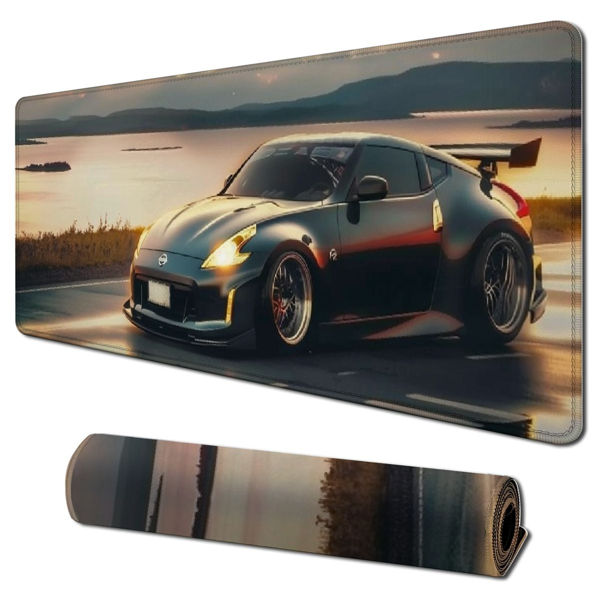 Ullo0ord Car Gaming Mouse Pad Large Mousepad Japanese Sport JDM Car Big ...