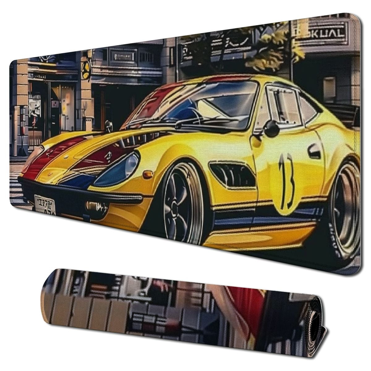 Ullo0ord Car Gaming Mouse Pad Large Mousepad Sport Car Japanese ...