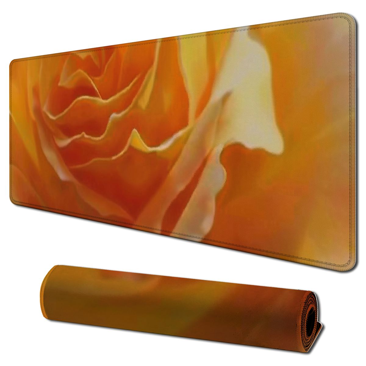 Ullo0ord Desk Mat Large Mouse Pads, Desk Pad with Stitched Edges