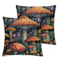 thumbnail image 1 of Ullo0ord Flowers Throw Pillow Cover, Decorative Pillow Covers Inch, Square Cushion Case for Couch Sofa Living Room Bed 20x20in, 1 of 7