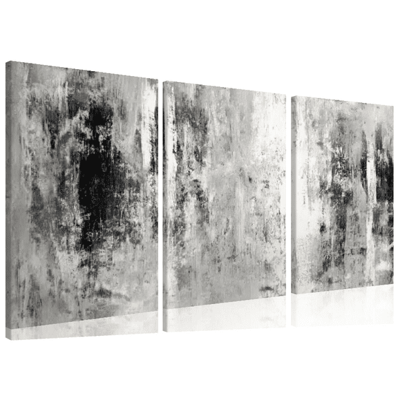 Ullo0ord Frame Large-scale Black and White Abstract Large Canvas Prints Art Artistic Decoration for Multi-Purpose Spaces, Suitable for Living Rooms, Dining Rooms, Bedrooms, Hotels 12*16inch*3pcs