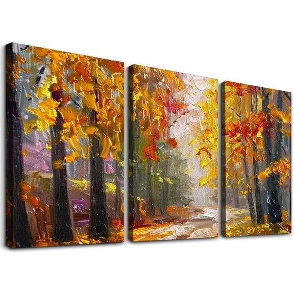 Ullo0ord Full Of Fallen Leaves In