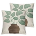thumbnail image 1 of Ullo0ord Modern Vase Square Throw Pillow Cover Home Living Room Cushion Sofa Patio Car Indoor Outdoor New Home Bed Modern Home Art Decor Throw Pillow Cover  18x18in, 1 of 7