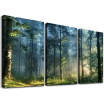 Ullo0ord Nature Wall Art,Tree Wall Art,Forest Decor Canvas Wall Art For Living Room Decor Aesthetic Vintage Posters & Prints Bedroom Wall Art Home Wall Decor Classroom Posters Shelf