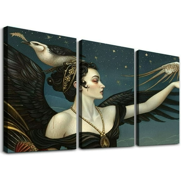 Ullo0ord Painting Michael Parks Night Falls Canvas Print Canvas Painting Wall Art for Bedroom Living Room Decor