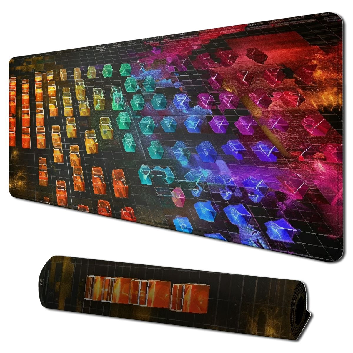Ullo0ord Periodic Table of The Elements Black Gaming Mouse Pad Large ...