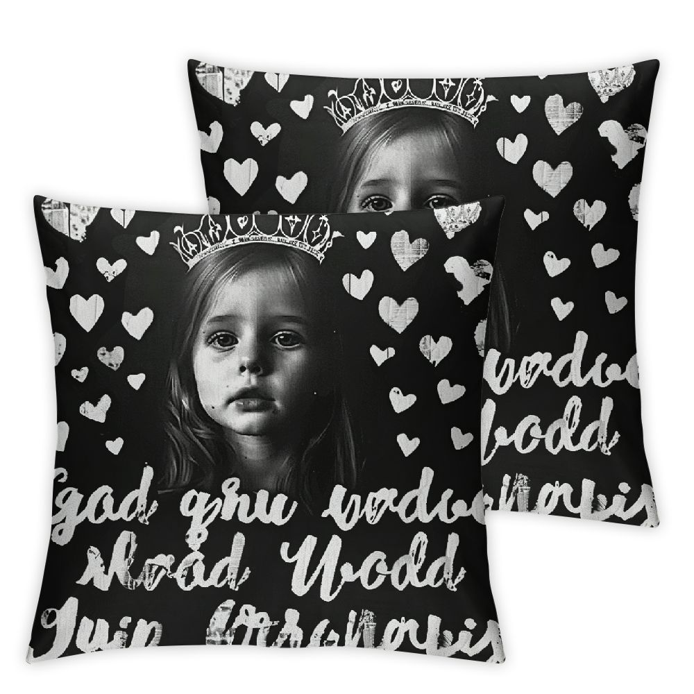 Ullo0ord Pillow Covers Inch Black Pillow Case with Inspirational Words