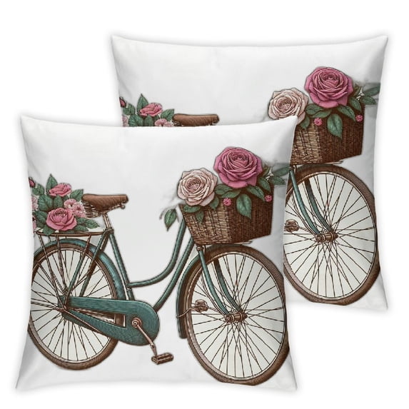 Ullo0ord Spring Pillow Covers Spring Flowers Throw Pillowcase Home Sofa Bedroom Living Room Holiday Cushion Case Decorations