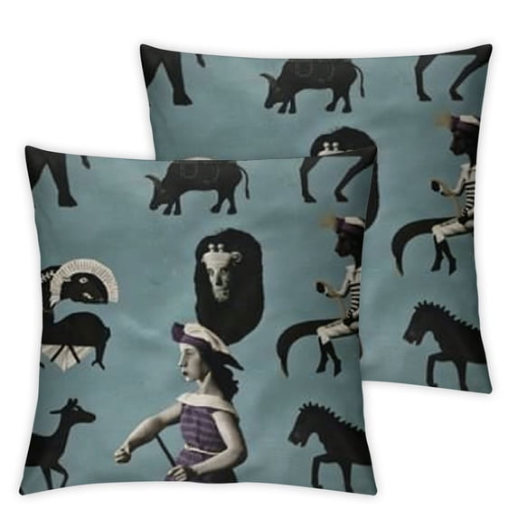 Ullo0ord Square Throw Pillow Cover Home Living Room Cushion Sofa Patio Car Indoor Outdoor New Home Bed Modern Home Art Decor Throw Pillow Cover 12x12in