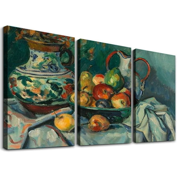 Ullo0ord -Still Life with Apples Poster - Impressionism Art Posters Art Prints Home Kitchen Living Room Decor Classroom Bedroom Aesthetics Decoration (20×30inch,Unframed)