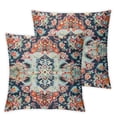 thumbnail image 1 of Ullo0ord Throw Pillow Covers Persian Carpet Double Sided Pattern Soft Pillow Case Cushion Cover Pillowcase for Couch Sofa Bed Decorative(Blue), 1 of 7