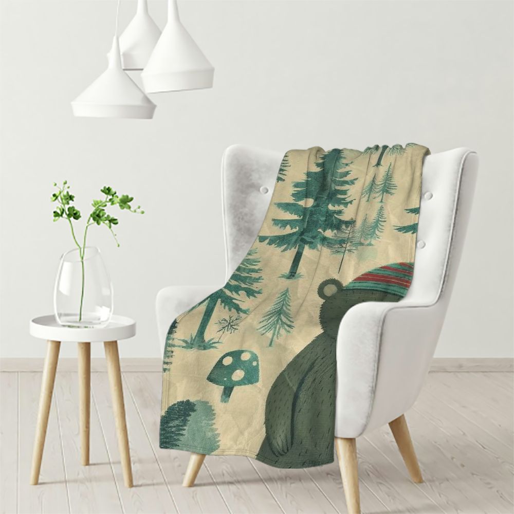 Ullo0ord and Christmas Tree Throw Blanket for Couch Bed Sofa