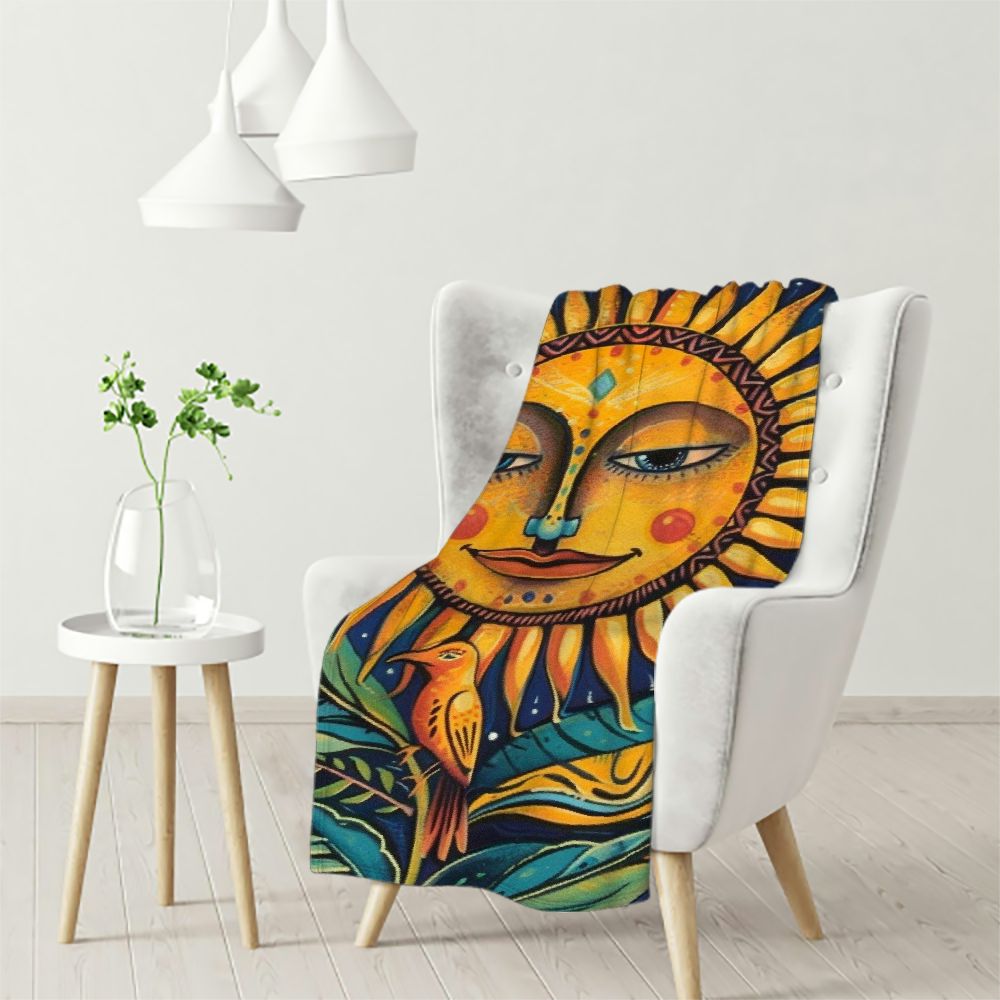 Ullo0ord and Throw Blanket Flower Gifts Chair Recliner Cover Bed Spread