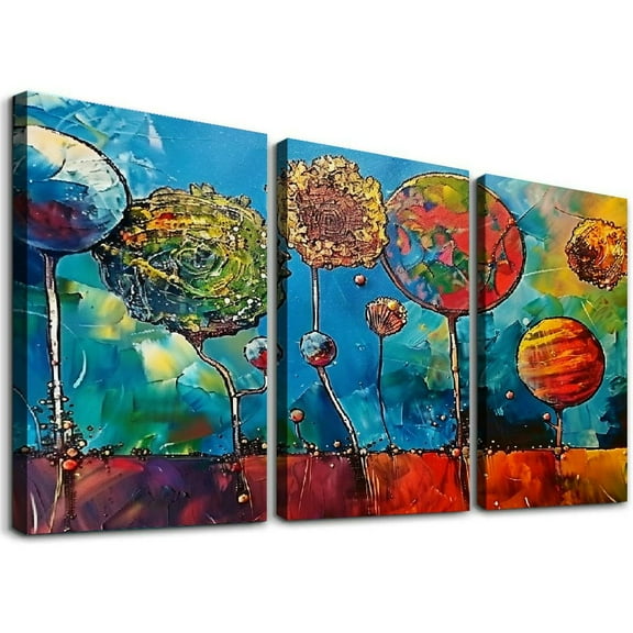 Ulloord Abstract Art Painting Ideas Poster, Wall Art Canvas Painting Wall Art Poster for Bedroom Living Room Decor