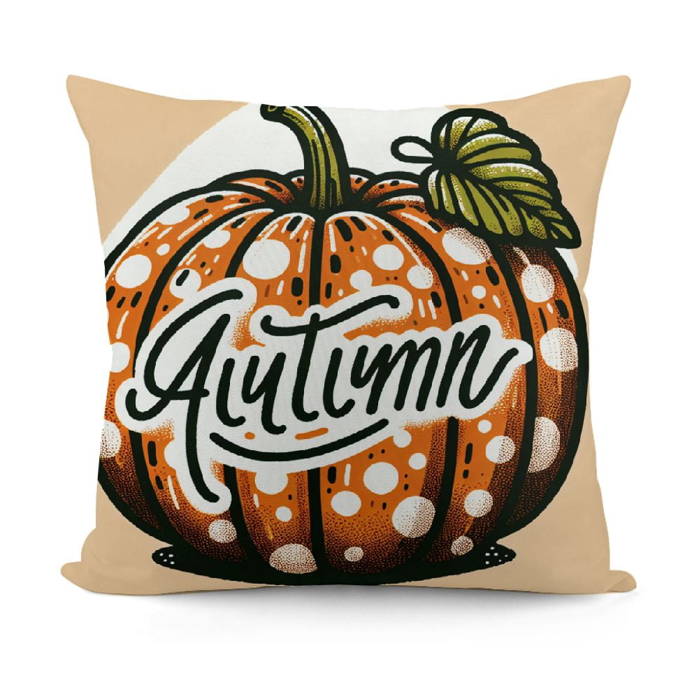 Ulloord Fall Pillow Covers Autumn Pumpkin Thanksgiving Decorative Throw Pillow Cover Farmhouse ...